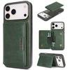 2 in 1 Magnetic Leather Case for IPhone 17 16 15 14 13 12 Pro Max Plus Air 16E 17E Wrieless Charging For Magsafe Phone Cover