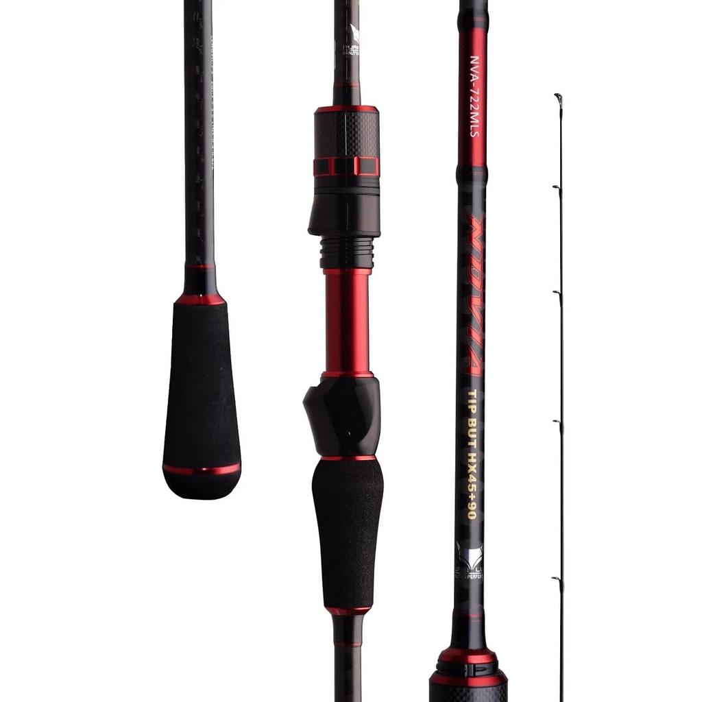 PURELURE NDVIA MAX NOVIA Eging Rod 2-Piece Squid Octopus Professional Model m HX45+90 Process Fuji O-Ring Guide Carbon Handle Reel Seat CNC Engraved F