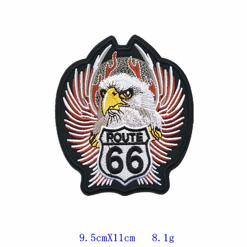 Animal Embroidery Patches for Clothes and Bags: Eagle and Monkey Designs