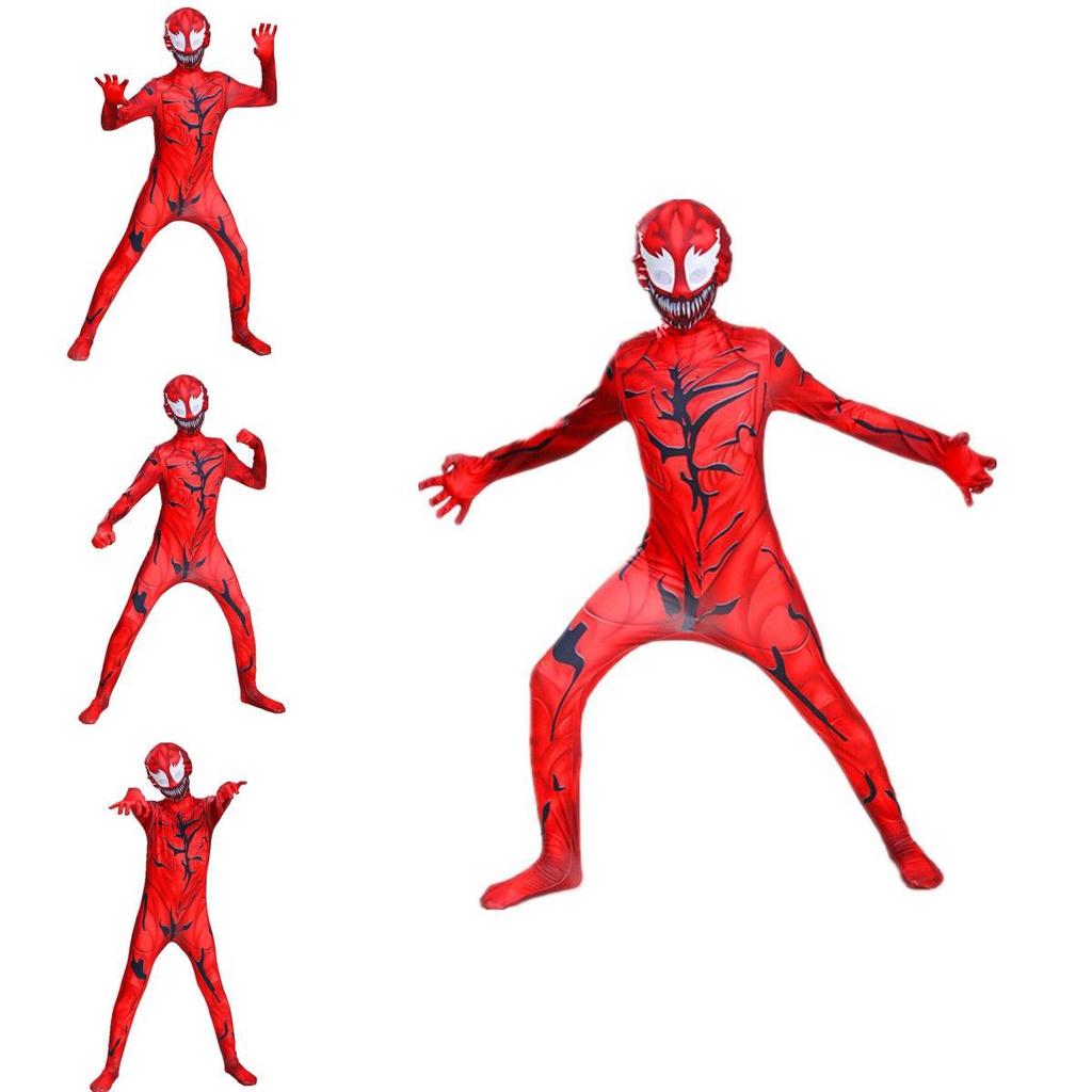 Venom Let There Be Carnage Jumpsuit Cletus Kasady Cosplay For Adult And Kids