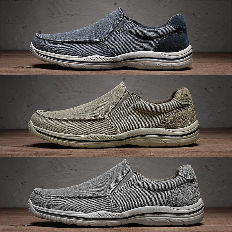 Fashion New Men Shoes Soft Slip On Loafers For Men Moccasins Male Driving Shoes Classics Canvas Sneakers