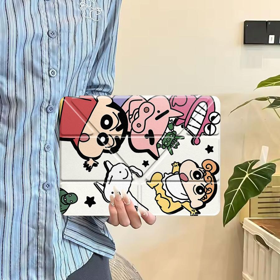 Tablet Case For iPad Pro 11th 10th 9th 8th 7th 12.9inch Mini 6 7 Air 4 5 M3 M2 1 2 M4 11inch Pro 2025 Holder Cover Cra-yons