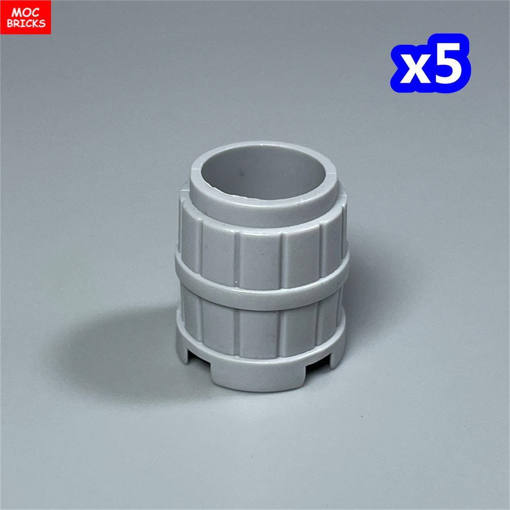 MOC Bricks Container Series Display Box Bucket Basin Pot Pack Basket Attachments Assembled Constructing Blocks Playthings Children Gift