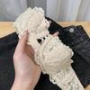 New popular French tube top strapless underwear women's suit thin big breasts show small lace gathering sexy bra cover
