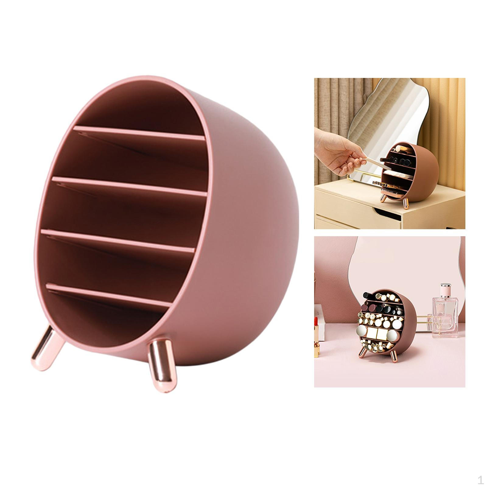 

Коробка-органайзер для макияжа с 5 отделениями и ящиком для палитр косметических кистей красный