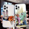 CJ105 Zootopia Disney Soft Shell Transparent Phone Case for Motorola Moto G7 G8 G9 G84 G85 G73 G24 G15 Z2 Play Power Plus