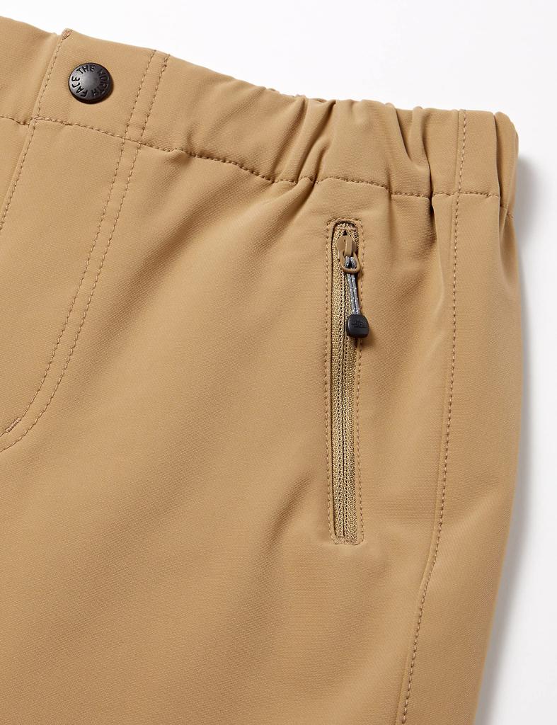The North Face Barb Kelp 100 Kids' Pants, Unisex, Water-Repellent, Stretch, Anti-Static, Tan,