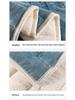 Thick Three-Layer Quilted Milk Velvet Lambswool Flannel Blanket for Autumn and Winter Warmth