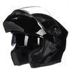 Kask motocyklowy z podwójną soczewką Zmywalny kask o aerodynamicznej konstrukcji