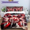 3pcs Duvet Cover Set (1*Duvet Cover + 2*Pillowcase, Without Core), Eintracht Frankfurt Print Bedding Set, Bedroom Decor, All‑Season, Gift