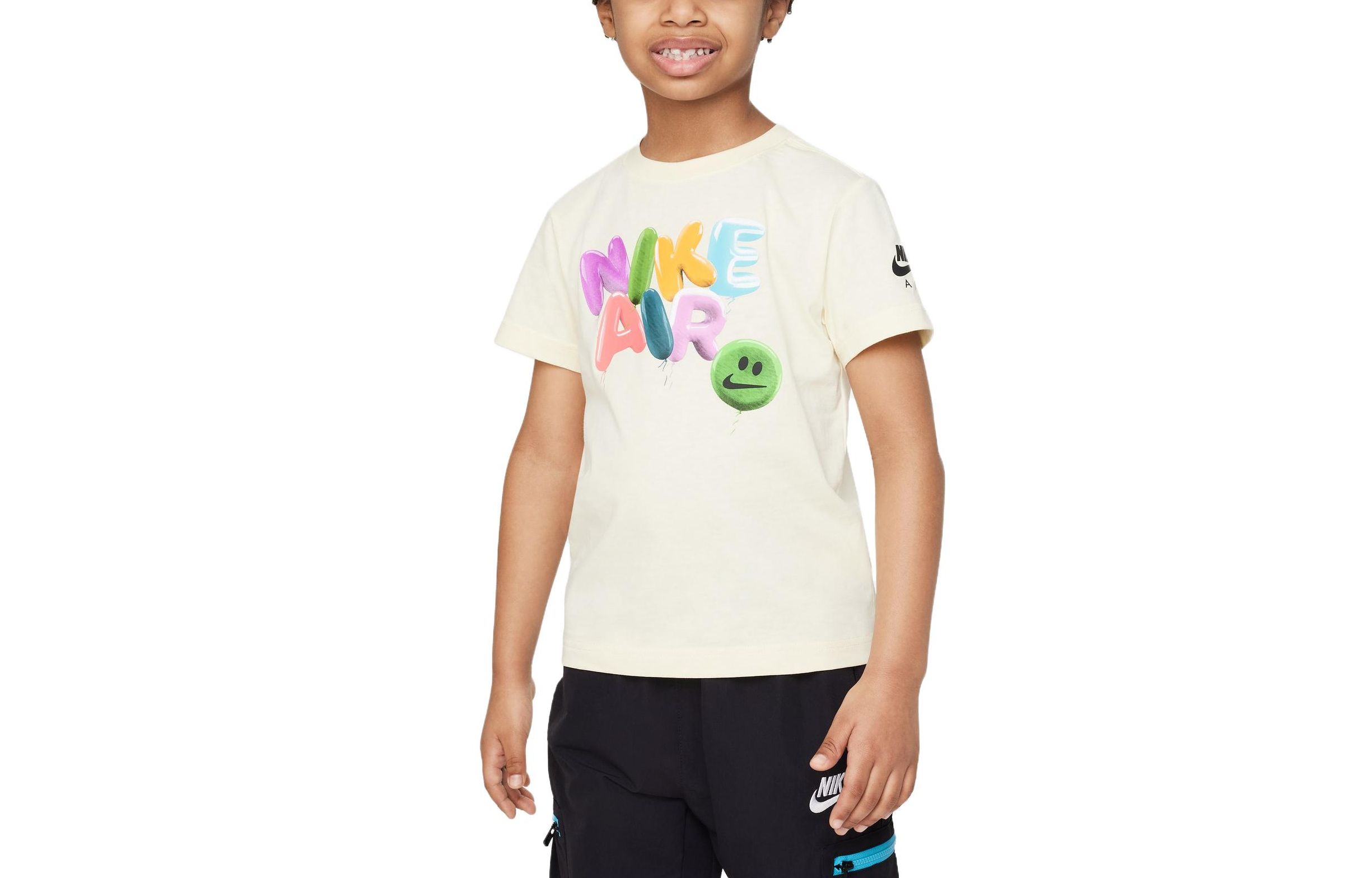 

Nike Kids T Shirts Crew Neck Moderate FQ0920-113 M