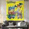Eevee Evolution Tapestry Wall Tapestry Background Cloth Wallmounted Background Cloth Soft Atmospheric Background Cloth