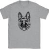 German Shepard T-Shirt K9 Animal Lover Police Dog Gift Tee