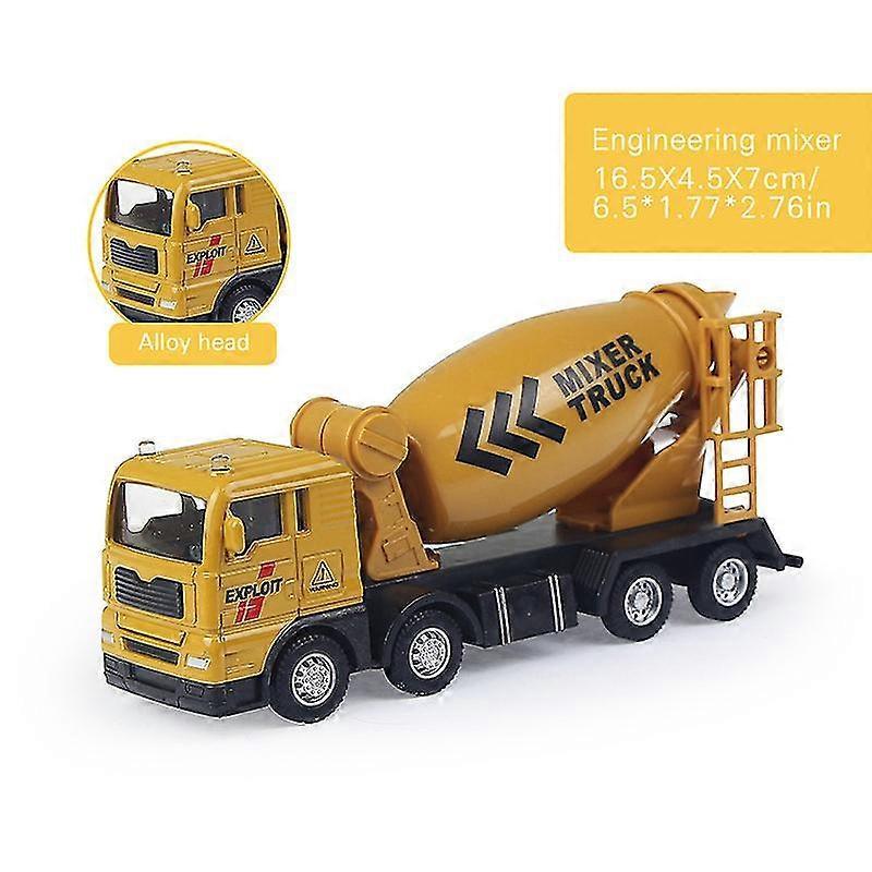 Alloy Die-cast Sliding Toy Car 1:55 Simulation Engineering Vehicle/transportation/sign Construction