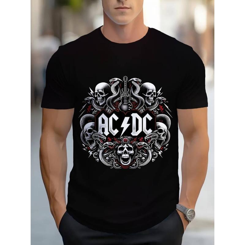 Summer Round Neck 3D Cool Print Top Fashionable Casual Short Sleeved Men's T-shirts