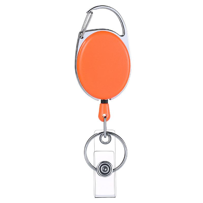 Transparent Card Slots Id Badge Holder Id Pendant Badge Reel Storage Organizer Employee Pass Work Card Case