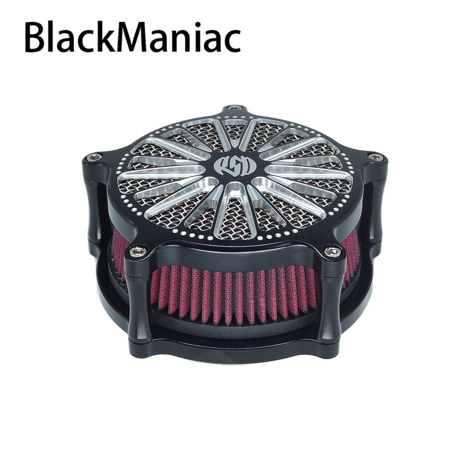 RSD Mar Turbo Venturi Air Cleaner Intake Filter For Harley Sportster XL 883 1200 Dyna FXD FXDB Touring FLHRC FLHTC Softail FXSTB