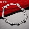 925 Sterling Silver Bracelet Chain Fashionable Wedding Jewelry