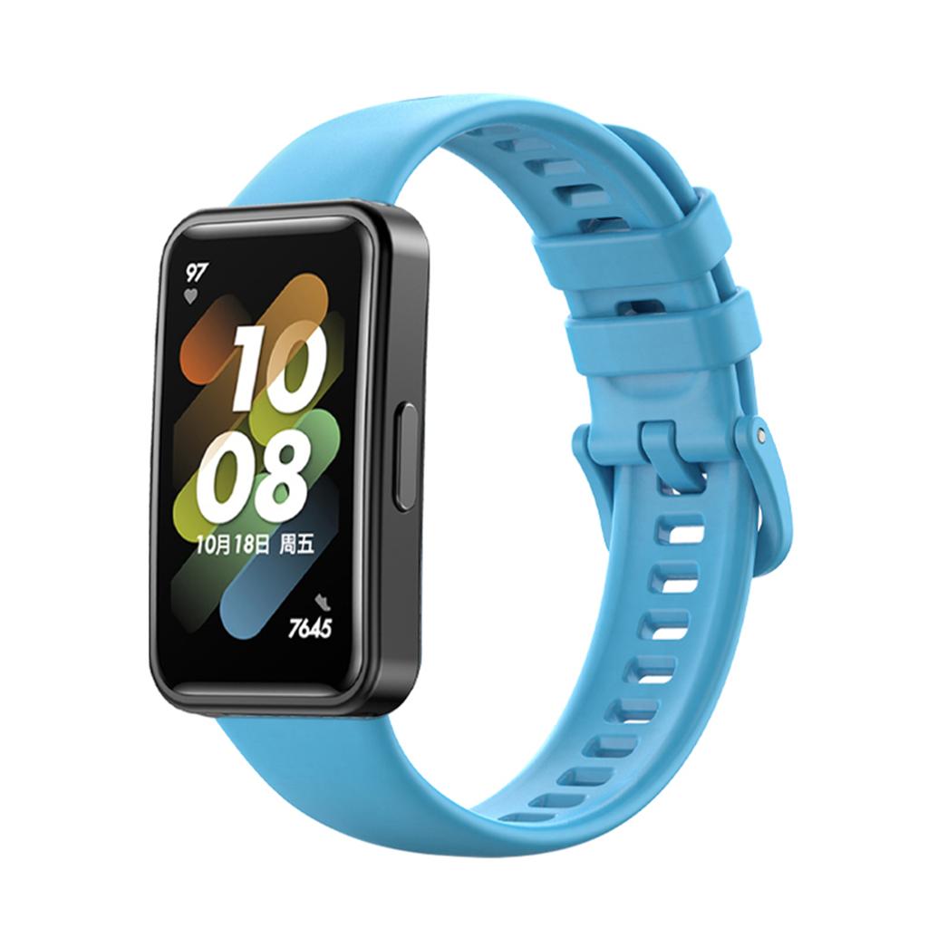 Silicone Strap Waterproof Bracelet Durable Compatible for Band 8 Smartwatch Fashionable Band Belt Anti-scratch Wristband