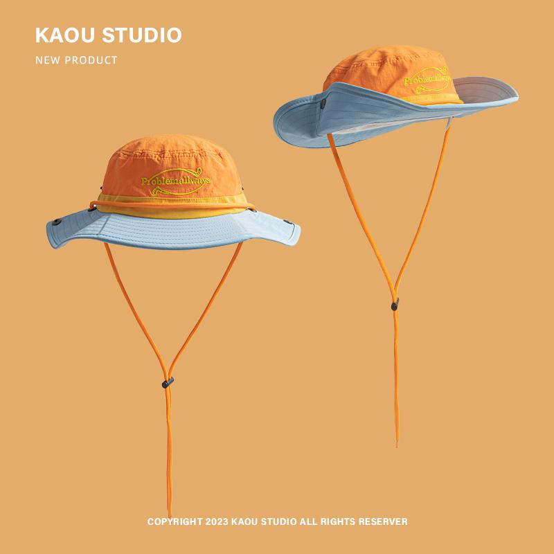 Quick Drying  Kids Bucket Hat for Women Men Uv Protection Camping Mountain Climbing Hat Foldable Summer Sun Beach Hat