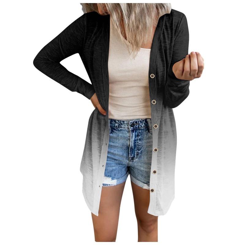 

Весна Осень Большие Размеры Повседневные Рубашки Женские Топы Длинные Рукава Цветочный Принт Винтажная Блузка Женский Модный Кардиган Офисные Женские Блузки 24668 XXL