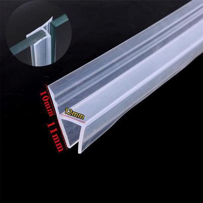 Silicone Rubber Shower Door Glass Casement Sealing Seal Strip Waterproof H-type 2M Good Anti-aging Performance Cold And Antifre