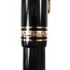Very Good MONTBLANC Fountain Pen Meisterstck 146 White Star Black Gold 14K Mens Used