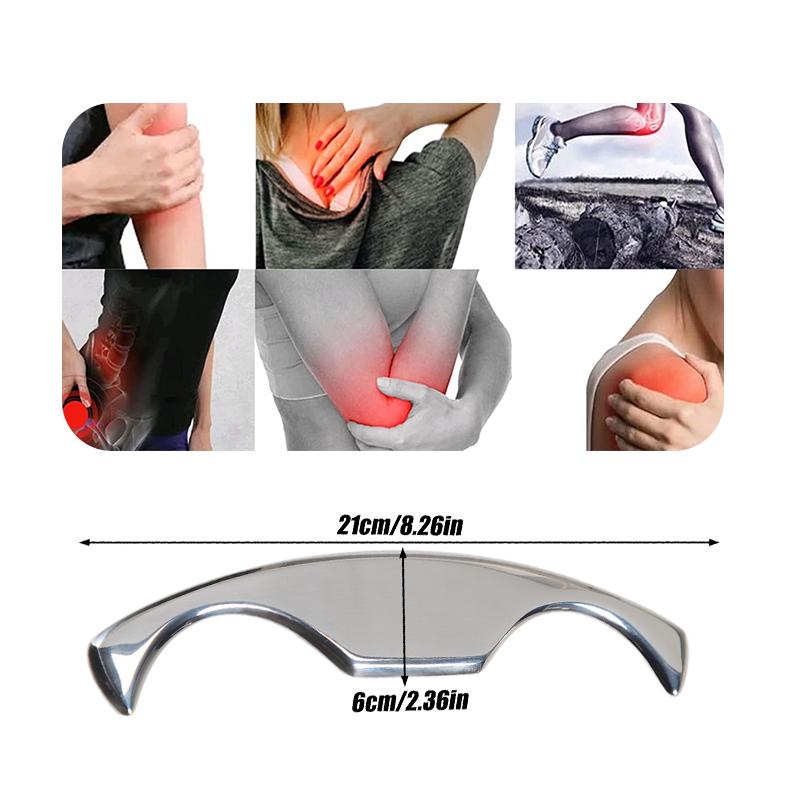 1Pcs Stainless Steel Fascia Knife,Complete Set Of Myofascial Release Knife,Muscle Relaxation Massager,Shoulder And Neck