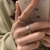 Vintage Silver Color Minimalist Geometric Metal Ring Set Punk Irregular Finger Ring for Women Men Fashion Jewelry Party Gift2025