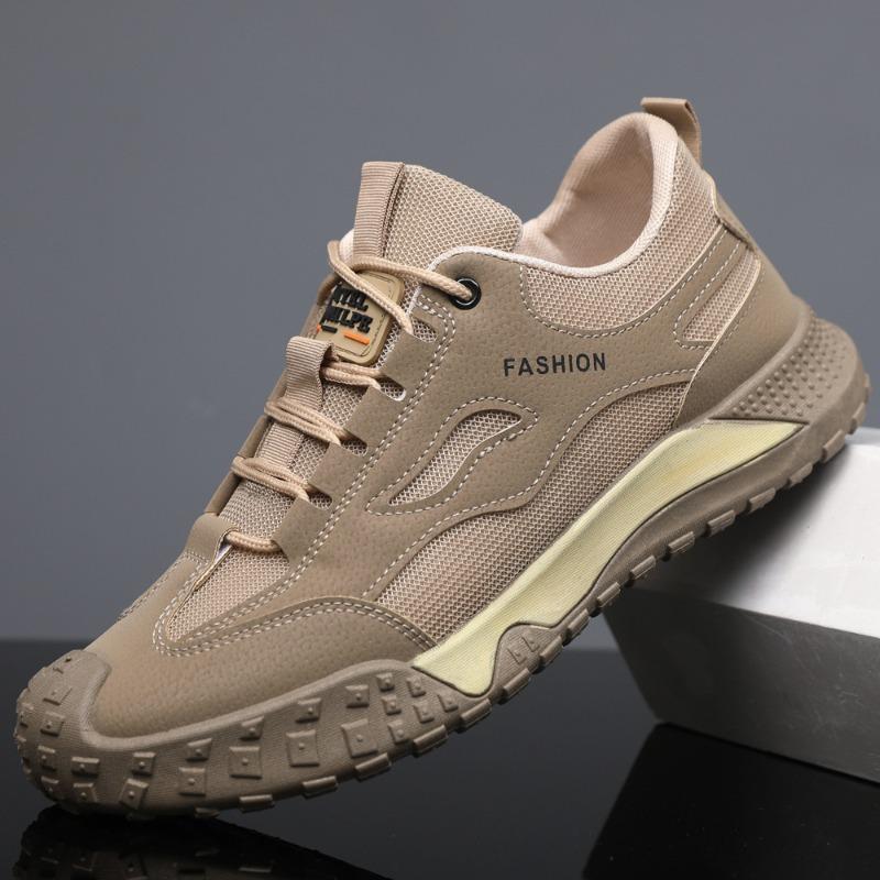 Fashion New Men's Breathable Mesh Shoes Summer Outdoor Casual Sports Shoes Anti-slip Wear-resistant Fashionable Men's Footwear
