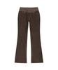 PEPLEE Banding Corduroy Boots Cut Pants (Brown)