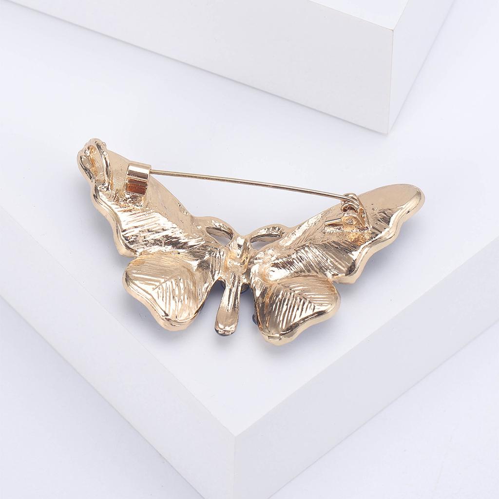 New Hot Selling Fashionable Alloy Brooch, Oil Dripping Butterfly, Versatile Small and Fresh Chest Flower Brooch