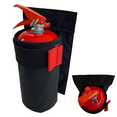24x11cm Car F Ire Extinguisher Organizer Trunk Storage Bag, Backseat Storage & Trunk Mount Bracket for Fire Extinguishe Storage