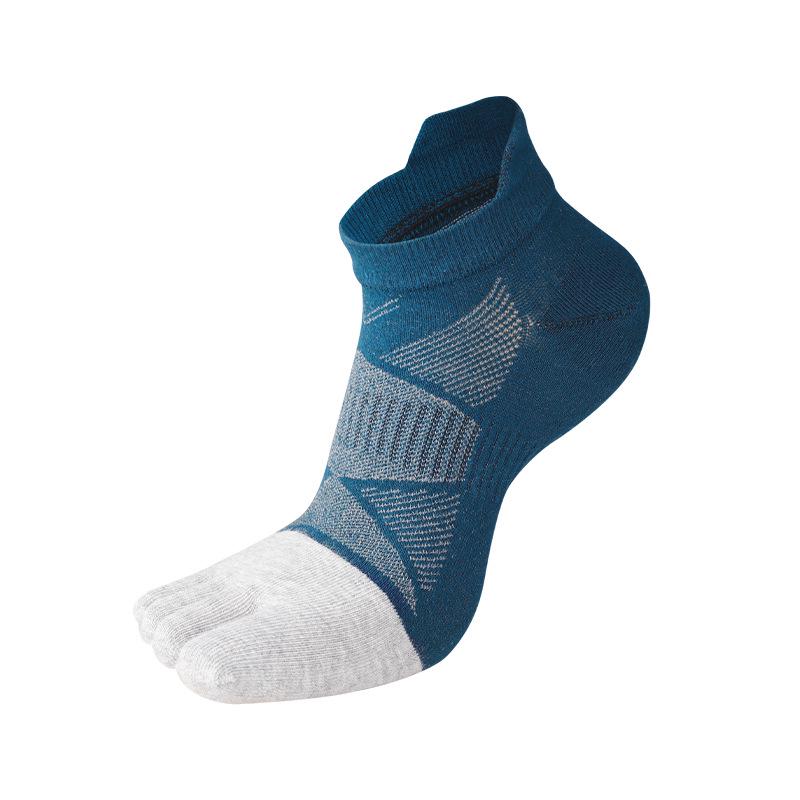 Chaussettes d'été de sport à cinq doigts en coton pour hommes et femmes - Courtes, fines, parfaites pour la course à pied, le fitness, le football et le basketball.