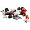 LEGO Icons McLaren MP4/4 & Ayrton Senna Toy Building Blocks Vehicle Model for Adults 10330