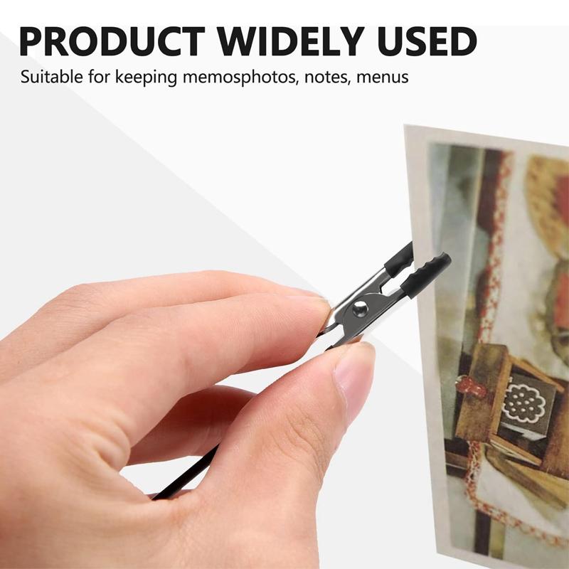 Painting Stand Alligator Clips Sticks with Rubber Tips Bendable Model Painting Holder DIY Crafts Photo Memo Long Crocodile Clamp