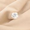 Round Milky Opal Stone 925 Sterling Silver Wedding Eternity Engagement Gift Ring RR-51-14