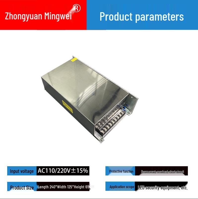 AC/DC Switching Power Supply 220V/110V to 5V/12V/24V/36V/48V, 50W/60W/400W/500W/1000W/2000W