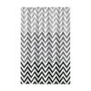 Shower Curtains Black And White Wave Line Bathroom Curtain Waterproof Peva Fabric Bath Dry And Wet Separation With Hooks 180Cm