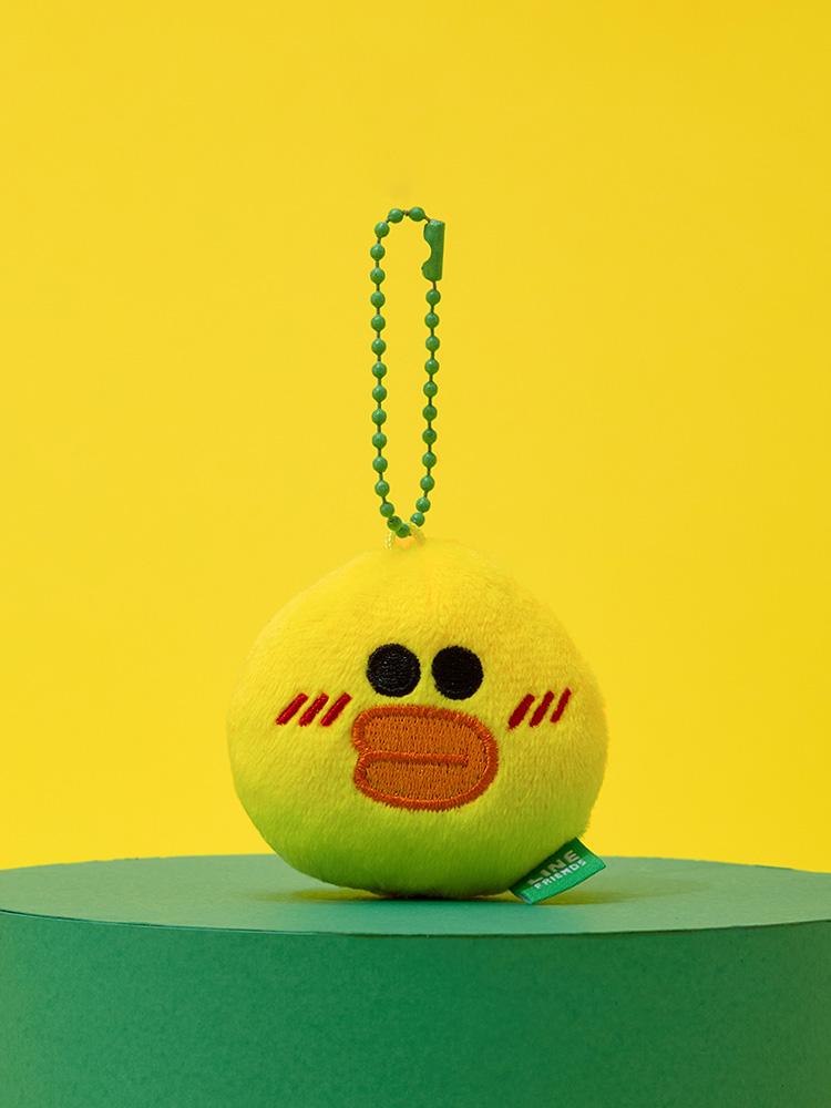 Line Friends Sally Original Plush Face Keyring