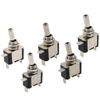 Auto Car Boat Truck Illuminated Led Toggle Switch With Safety Aircraft Flip Up Cover Guard 12V20A transparent Switches4
