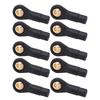 10Pcs RC Tie Rod Ball Head Durable Plastic Light Weight Wear Resistant Accurate Size M2 Tie Rod End Ball Joint