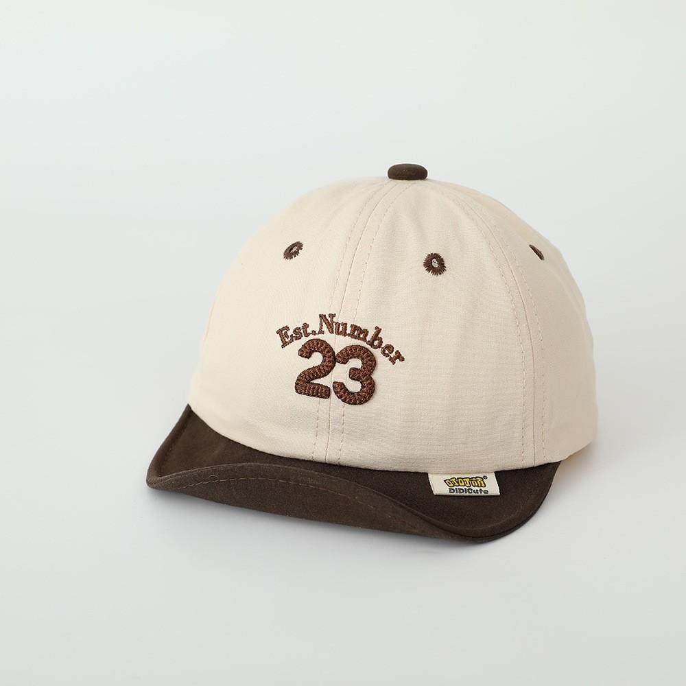 

Летняя детская бейсболка с вышивкой букв, детская кепка с козырьком, лоскутная, с мягким коротким козырьком, для младенцев, мальчиков и девочек, солнцезащитная шляпа бежевый