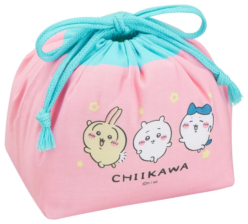 OSK Drawstring Lunch Chiikawa CKW Made in Bag, No.5, Japan, KB-1