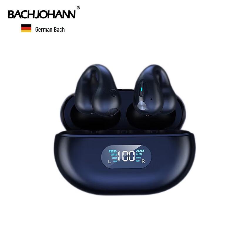 BACHJOHANN Q80 Clip-on Bluetooth Headset