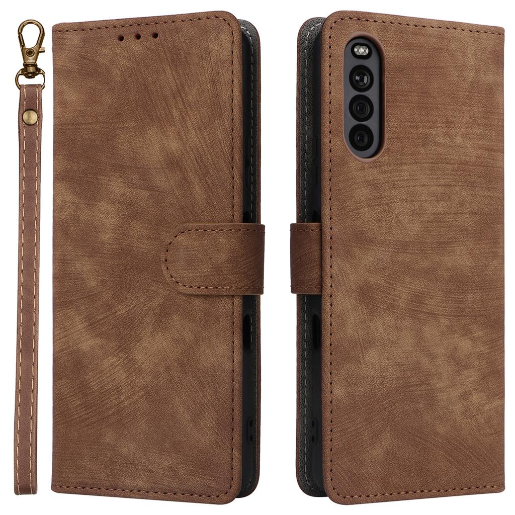 For Sony Xperia 10 III 5G Case Flip Leather Phone Cover with RFID Blocking Wallet