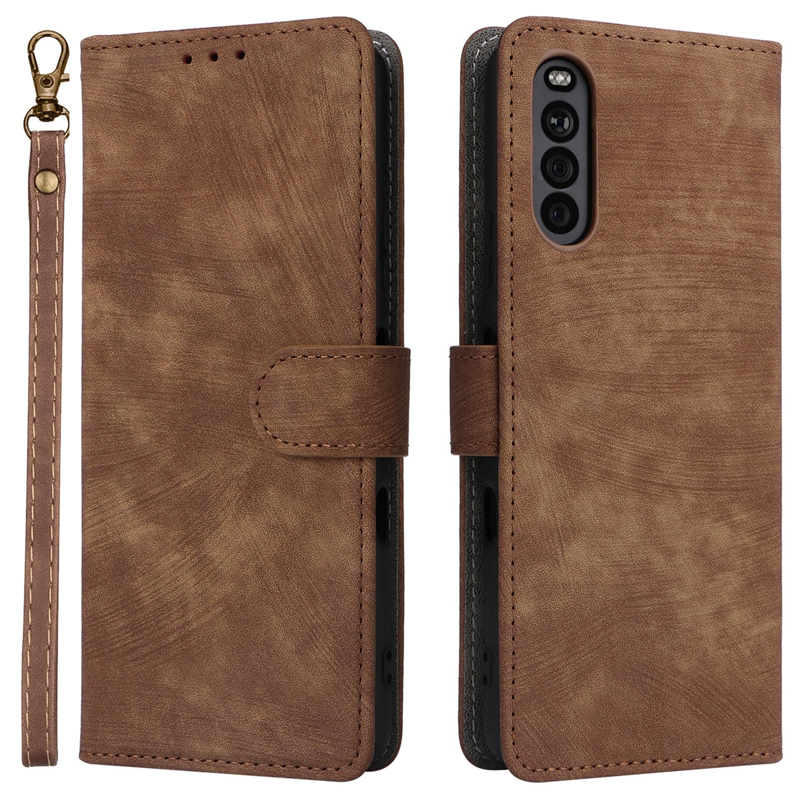 

For Sony Xperia 10 III 5G Case Flip Leather Phone Cover with RFID Blocking Wallet B
