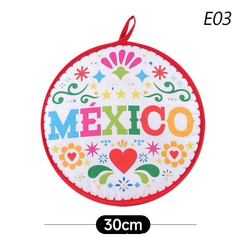 30cm Cloth Bag Portable Burrito Tortilla Warmer Pouch Microwave Restaurant Food Pancake Heat Resistant Insulated Takeaway Bag