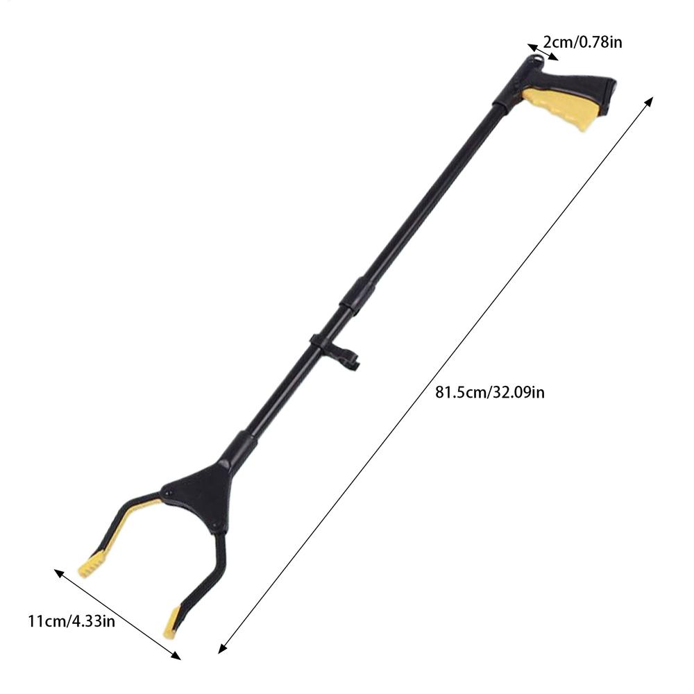 

Захватный инструмент Складной Длинный Удобный Клешня для мусора Вспомогательное средство для доставания Удлинитель руки Прочные захваты Для пожилых жёлтый