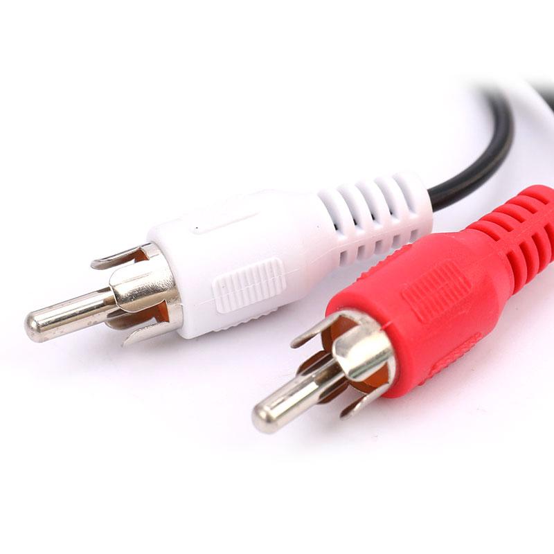 3.5Mm Rca Female Connector Jack Stereo Cable Y Plug To 2 Rca Male Adapter Cable